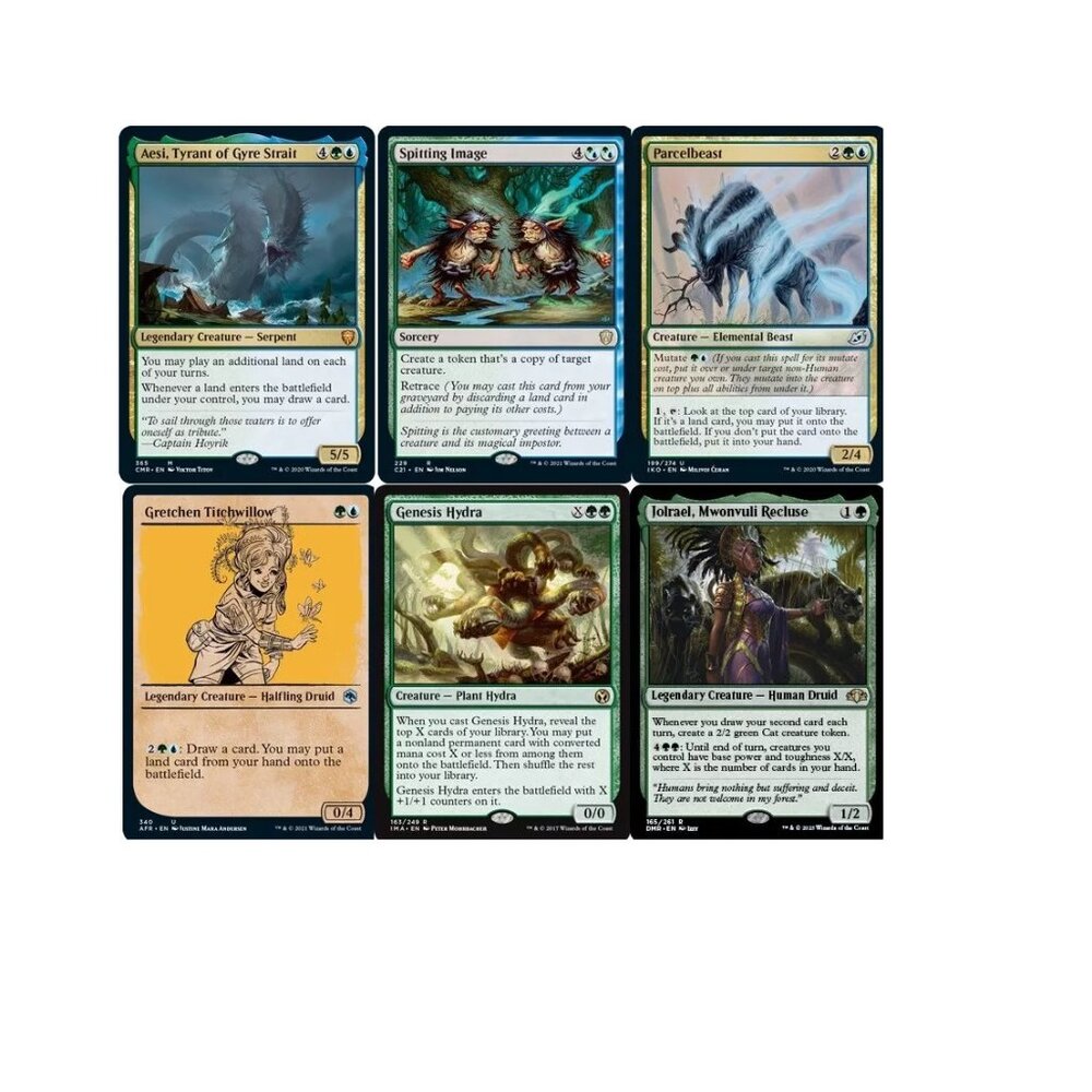 MTG Commander EDH Deck Aesi, Tyrant of Gyre Strait 100 Magic Card Custom Deck NM